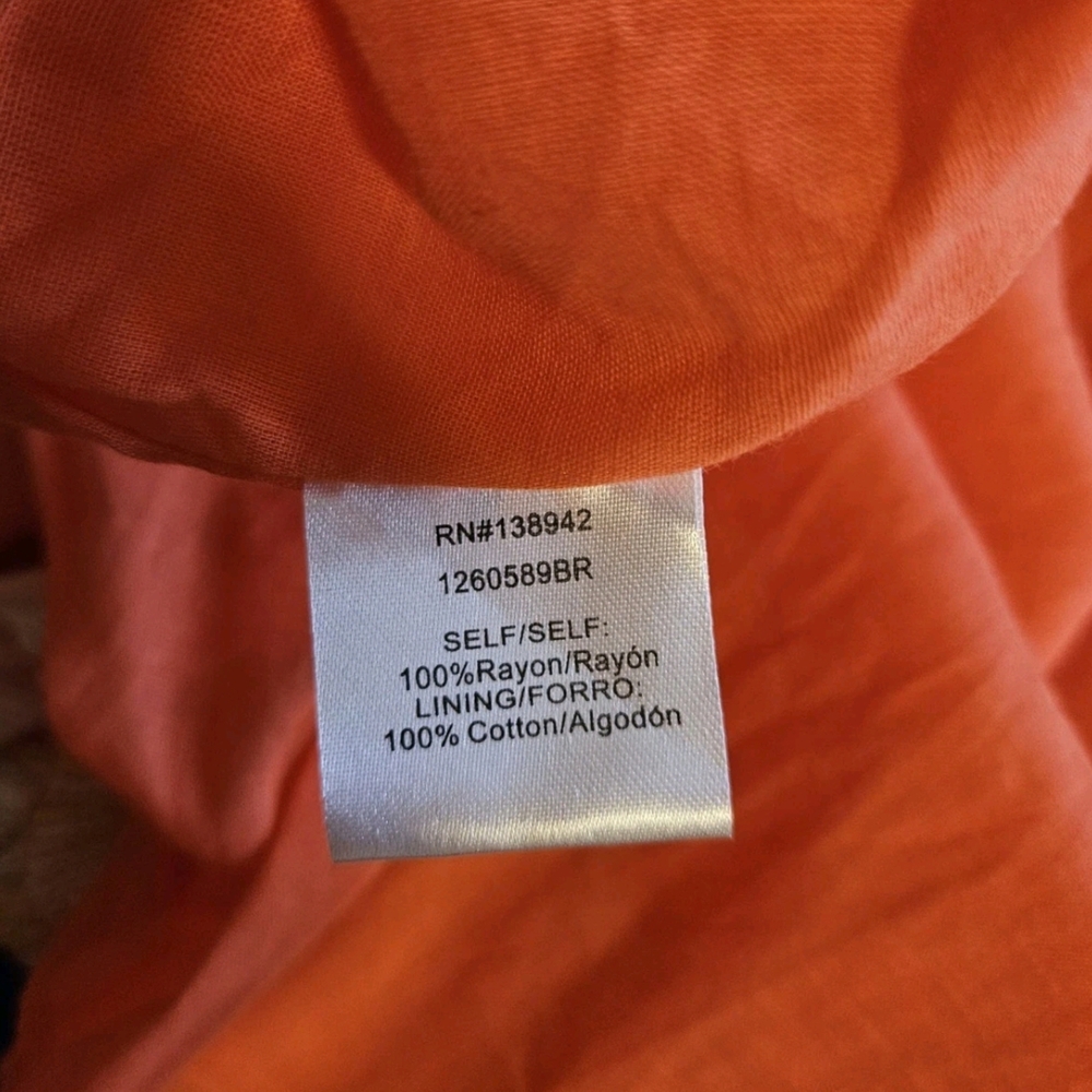 Floral Maxi Skirt in Orange mutlicolor-Size Medium - Picture 16 of 16